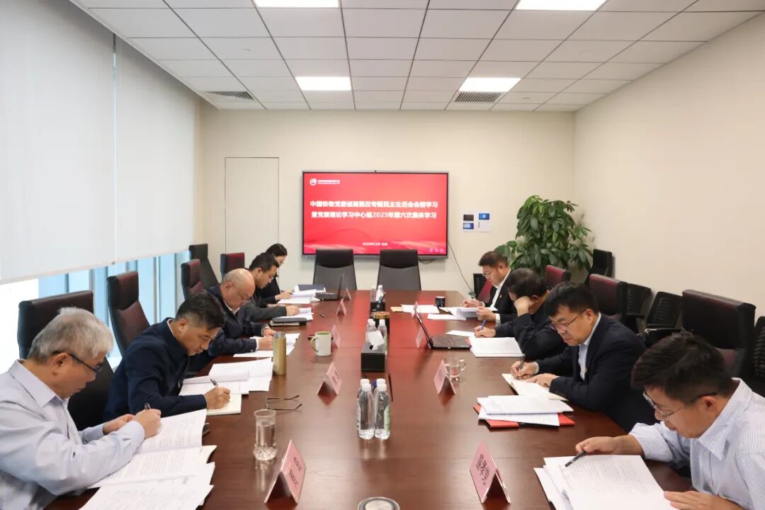 中国3377体育全网党委发展巡视整改专题民主生涯会会前进建暨党委理论进建中心组2025年第六次集体进建